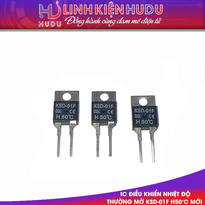 IC ĐIỀU KHIỂN NHIỆT ĐỘ THƯỜNG MỞ KSD-01F H50°C MỚI