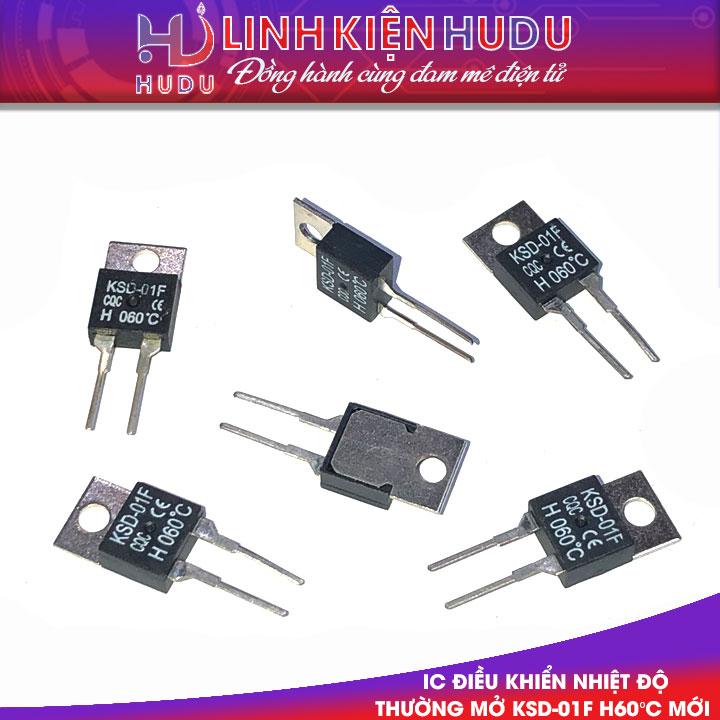 IC ĐIỀU KHIỂN NHIỆT ĐỘ THƯỜNG MỞ KSD-01F H60°C MỚI
