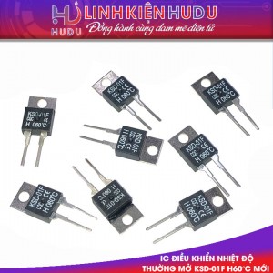 IC điều khiển nhiệt độ thường mở KSD-01F H60°C mới