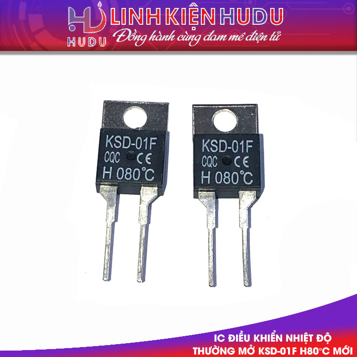 IC ĐIỀU KHIỂN NHIỆT ĐỘ THƯỜNG MỞ KSD-01F H80°C MỚI