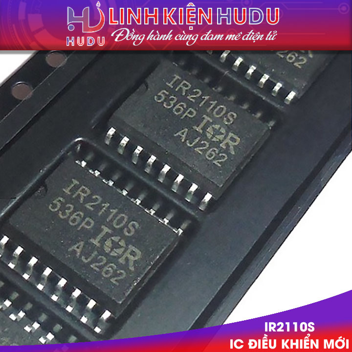 thumbnail image 2 of 10pcs IR2110S High And Low Side Driver IC | SOP-16 Package | Unbranded 2 of 5