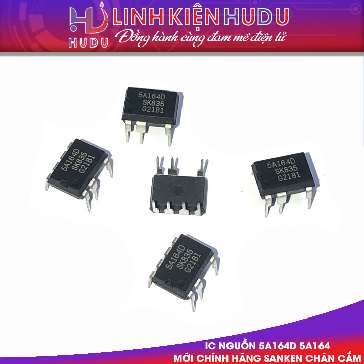 IC NGUỒN 5A164D 5A164 MỚI CHÍNH HÃNG SANKEN [CHÂN CẮM]
