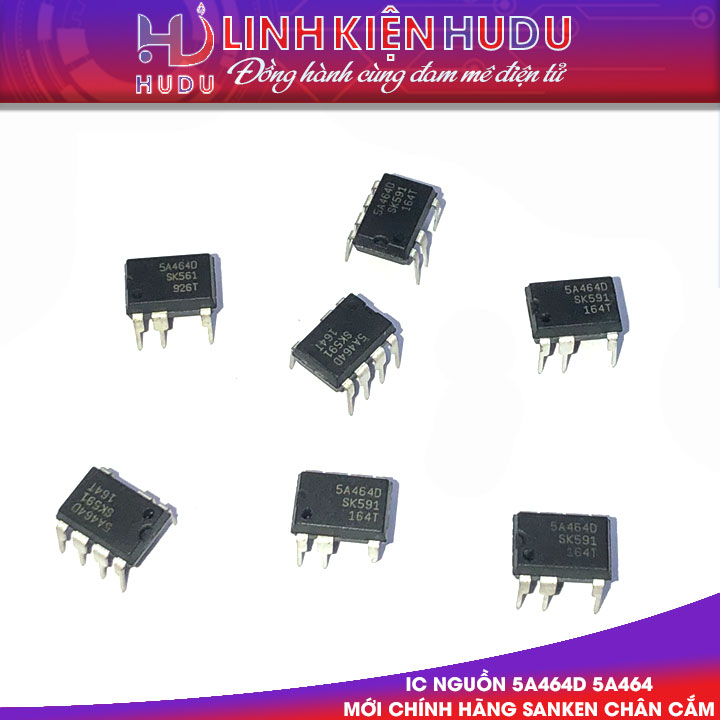 IC NGUỒN 5A464D 5A464 MỚI CHÍNH HÃNG SANKEN [CHÂN CẮM]