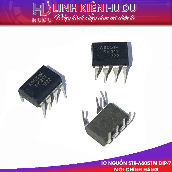 IC NGUỒN STR-A6051M DIP-7 MỚI CHÍNH HÃNG