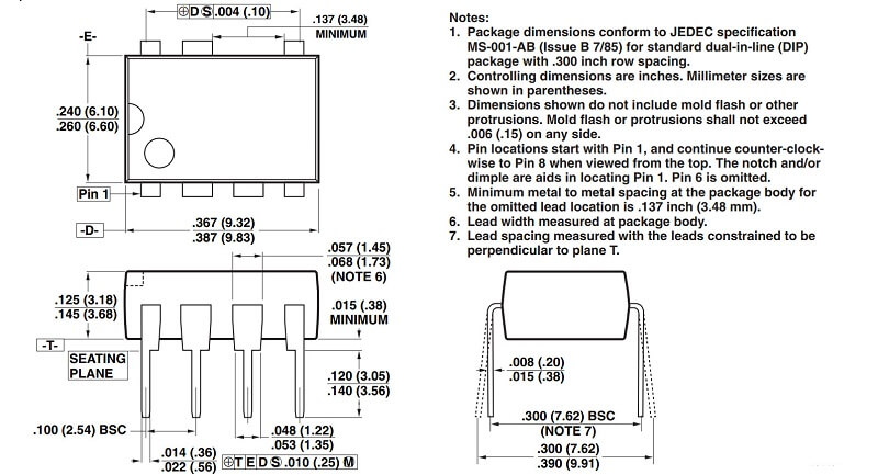 Kích thước TOP244PN