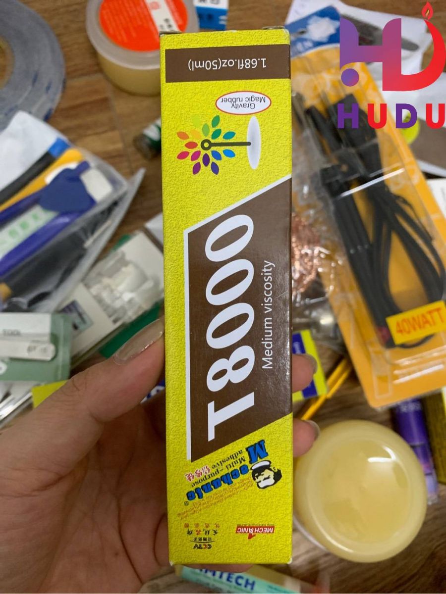 Sản phẩm keo dán điện thoại T8000 50ml hiệu mechanic