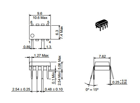 Kích thước ic ha17741