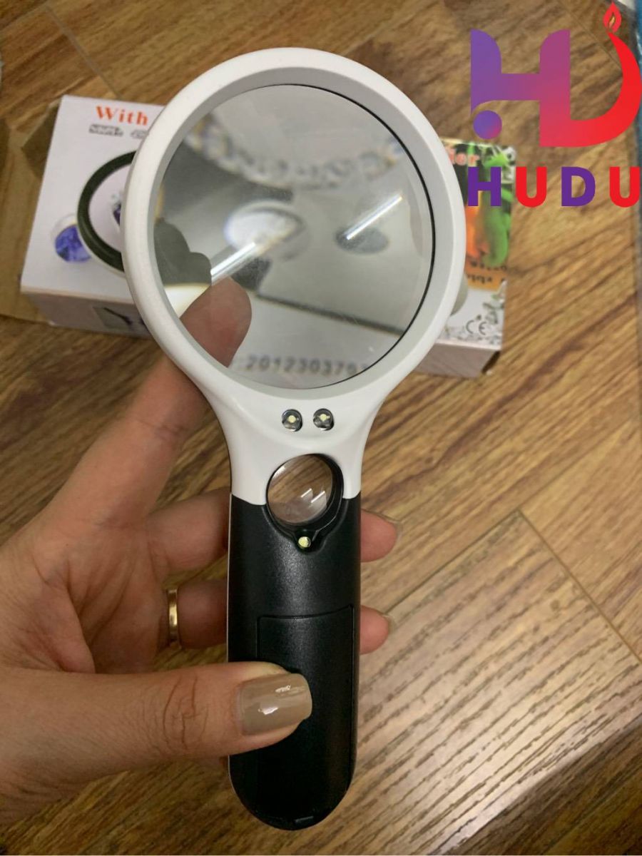 Linh kiện điện tử Hudu cung cấp Kính Lúp Cầm Tay Phóng To Có Đèn đảm bảo chất lượng tốt