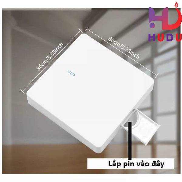 Linh kiện Hudu cung cấp mặt 1 công tắc điều khiển từ xa dán tường đảm bảo chất lượng tốt