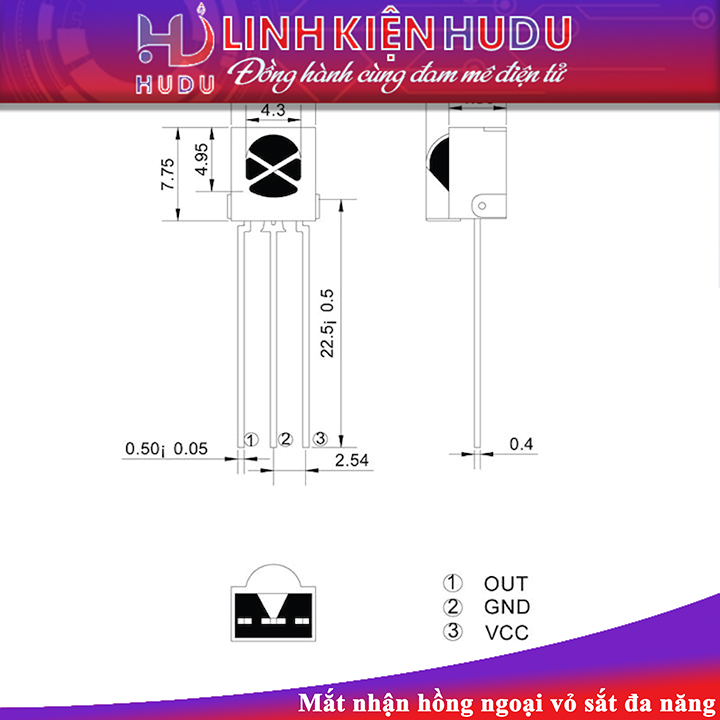MẮT NHẬN HỒNG NGOẠI VỎ SẮT ĐA NĂNG