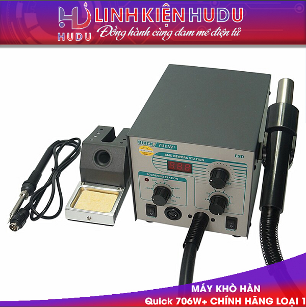 Review máy khò hàn Quick 2in1 thông dụng cho thợ sửa chữa  điện thoại