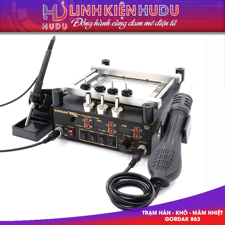 Máy khò hàn với chức năng khò và hàn phục vụ nhu cầu sửa chữa điện tử điện lạnh