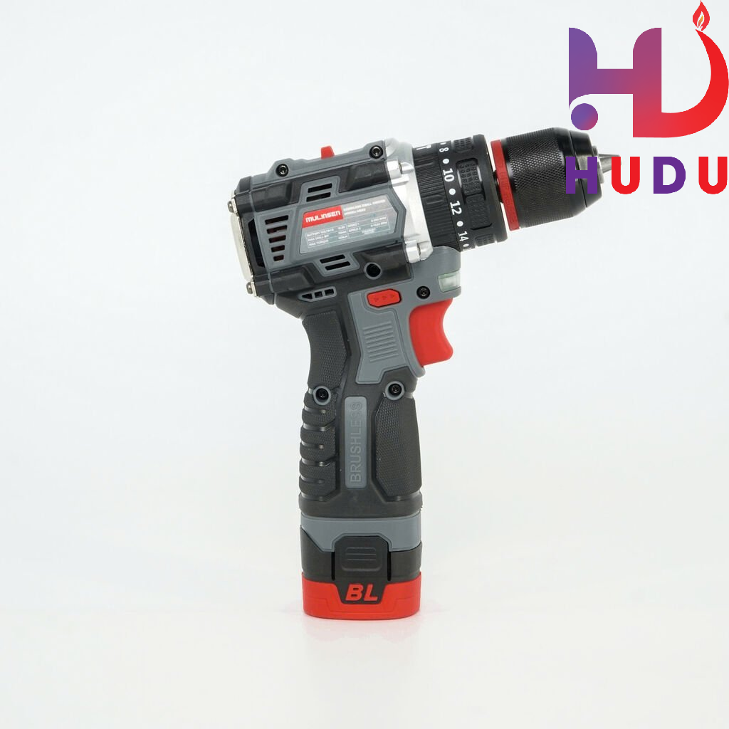 Sản phẩm máy khoan pin 16V động cơ không chổi than 3 chức năng có búa khoan tường