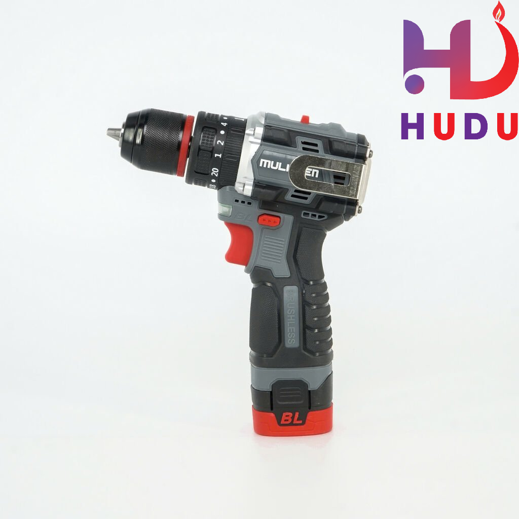 Linh kiện Hudu cung cấp máy khoan pin 16V động cơ không chổi than 3 chức năng có búa khoan tường đảm bảo chất lượng tốt