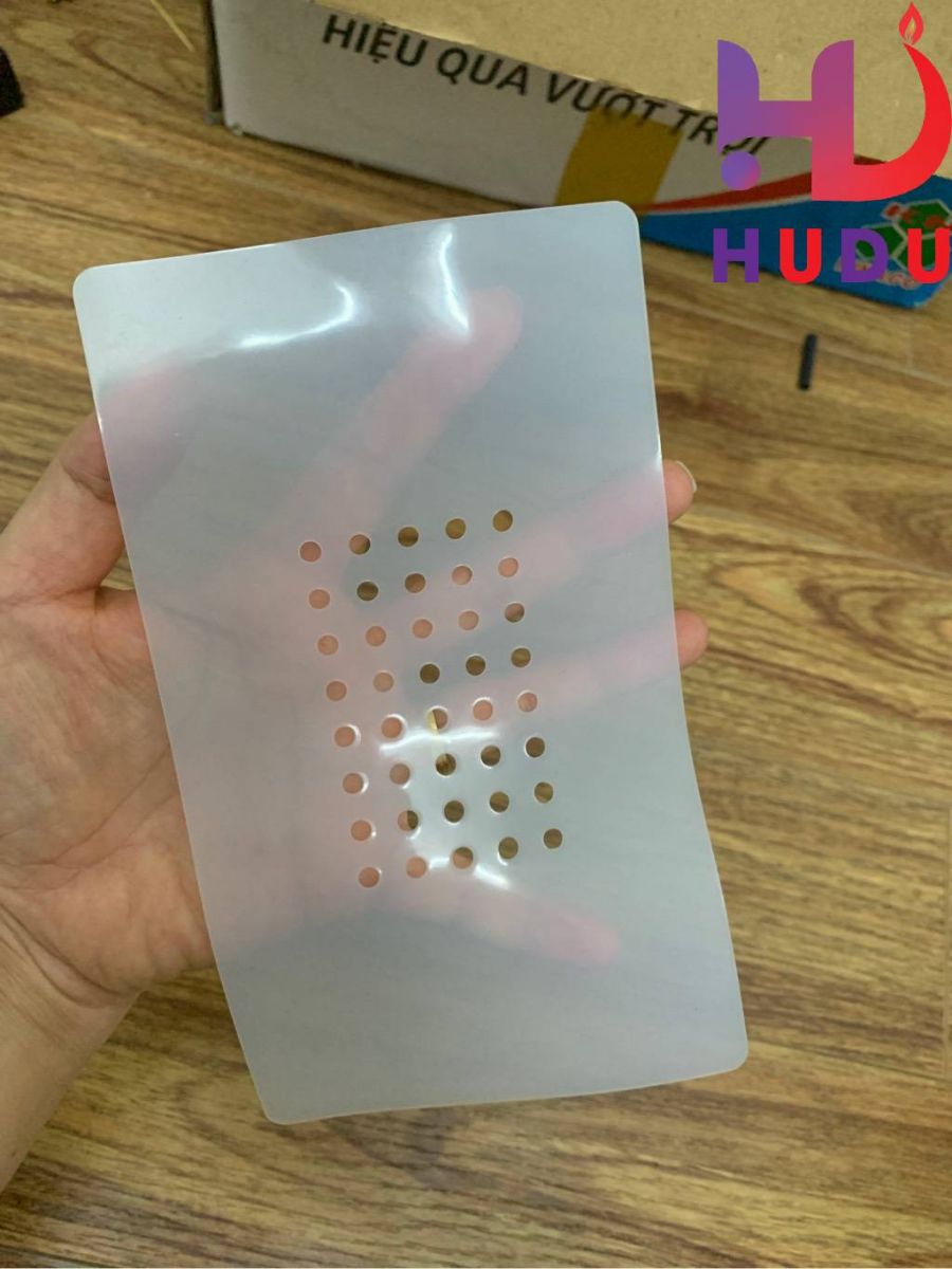 Sản phẩm miếng lót cao su máy cắt kính màu trắng