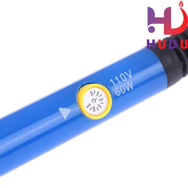 Linh kiện Hudu cung cấp mỏ hàn cầm tay 60w điều chỉnh nhiệt độ 110v đảm bảo chất lượng tốt