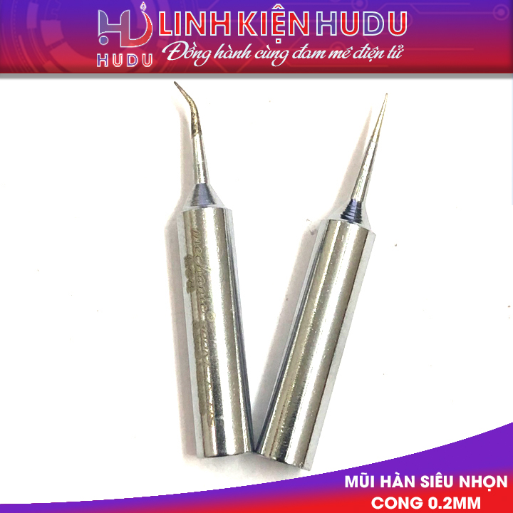 Mũi hàn siêu nhọn cong 0.2mm 