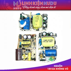 Nguồn 18V – 2A không vỏ cũ