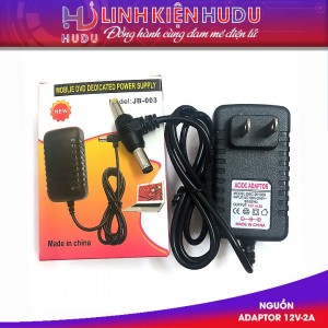 Nguồn Adaptor 12V-2A giắc 2 đầu