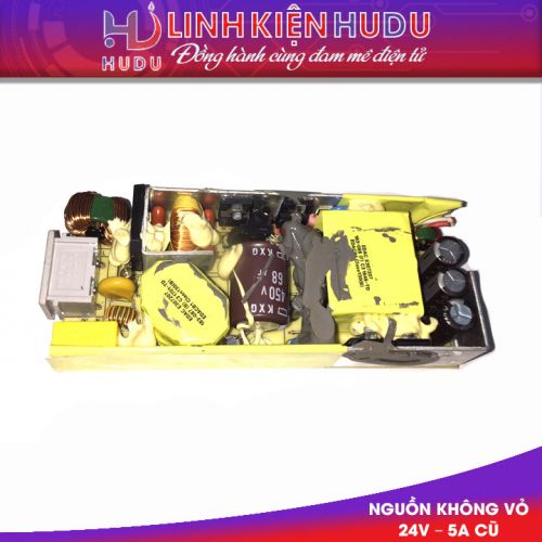 Nguồn không vỏ 24V – 5A cũ