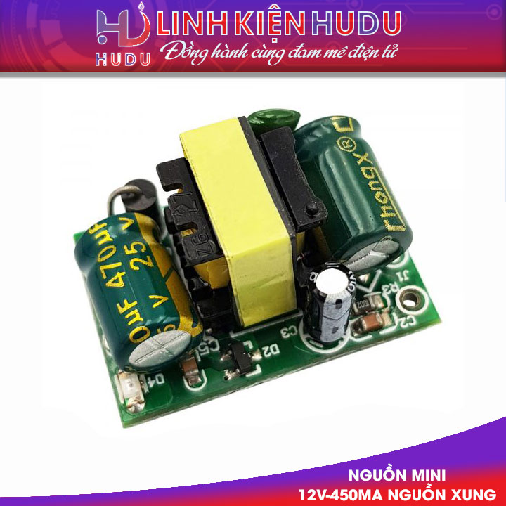 Nguồn mini 12V-450mA