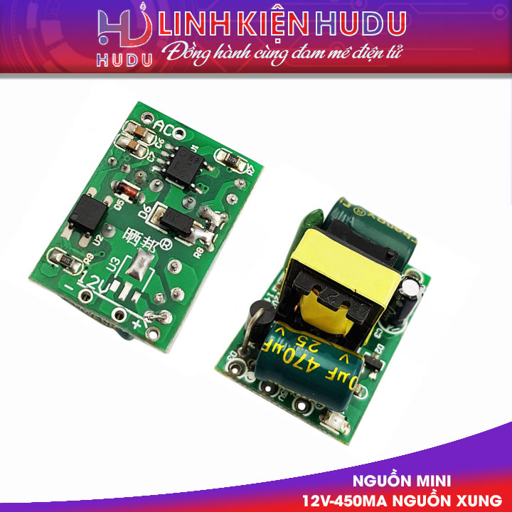 Nguồn mini 12V-450mA