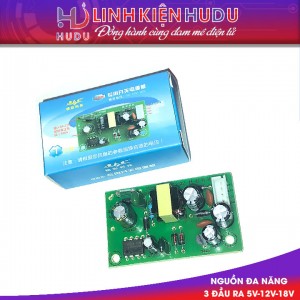 Nguồn xung 3 đầu ra 5V 12V 18V
