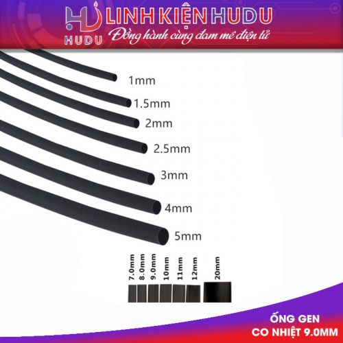 Ống co nhiệt 9.0mm