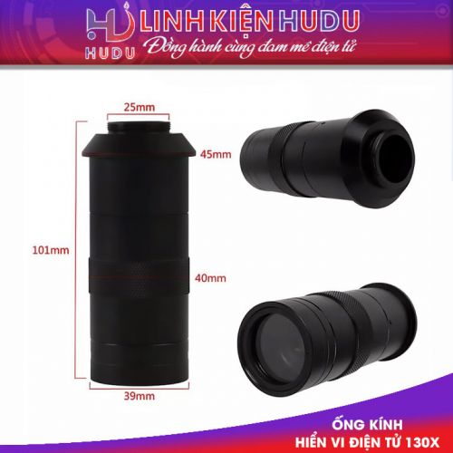 Ống kính hiển vi điện tử 130X