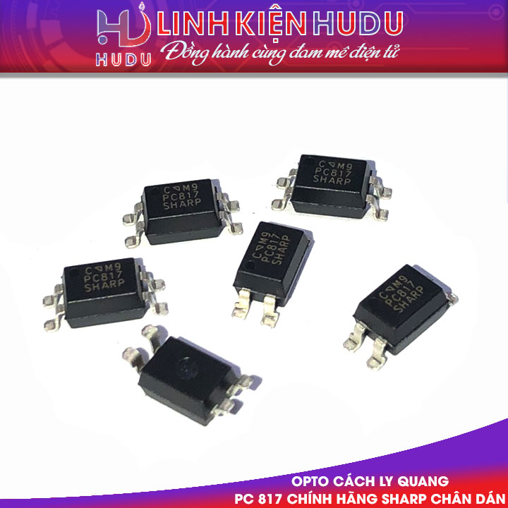 OPTO PC 817 CHÍNH HÃNG SHARP (CHÂN DÁN)