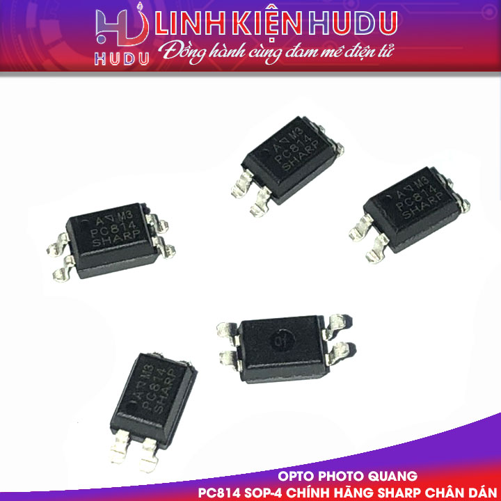 OPTO PC814 CHÍNH HÃNG SHARP (CHÂN DÁN)
