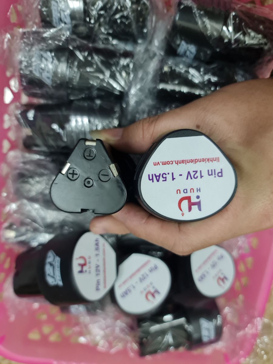 Sản phẩm pin máy khoan 12V-1.5A (hàng đặt)