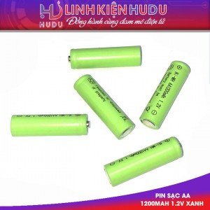 Pin AA xanh 1200mAh