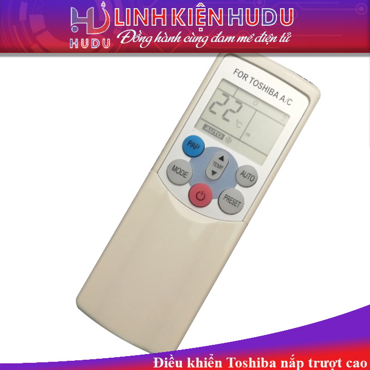 ĐIỀU KHIỂN TOSHIBA NẮP TRƯỢT CAO