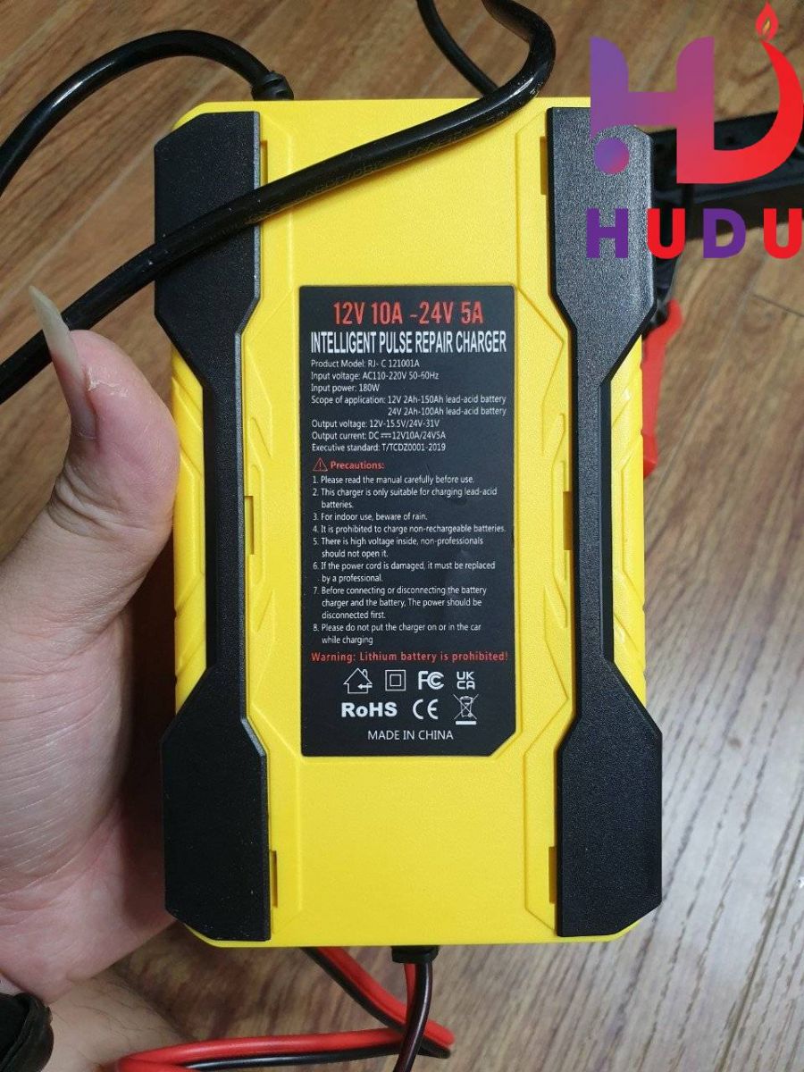 Linh kiện Hudu cung cấp sạc ắc quy tự động 12V-24V khử sunfat và phục hồi bình đảm bảo chất lượng tốt