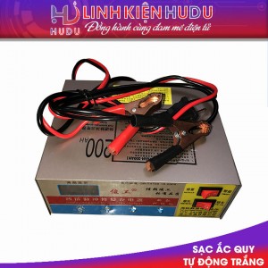 Sạc ắc quy tự động trắng