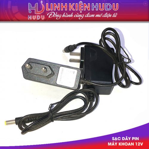 Sạc dây pin máy khoan 12V