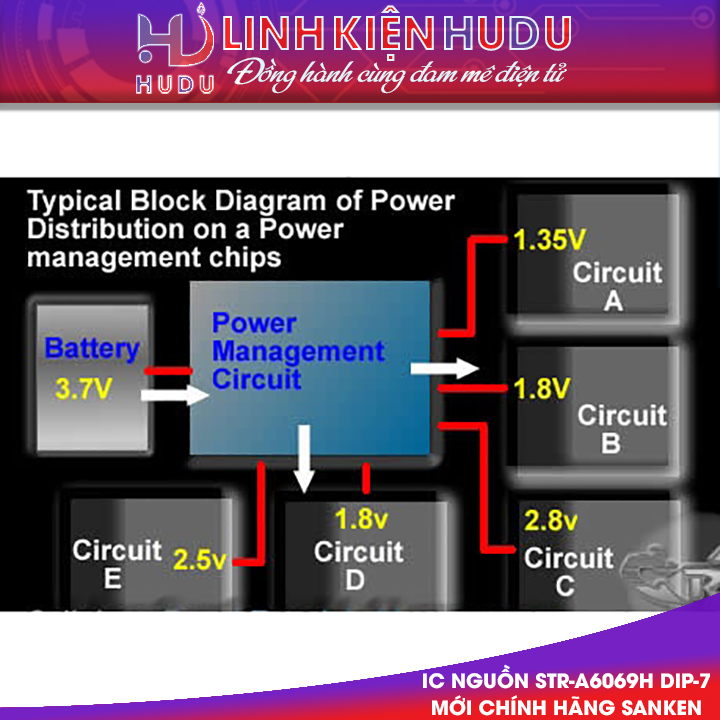 IC NGUỒN STR-A6069H STRA6069H A6069H A6069 6069