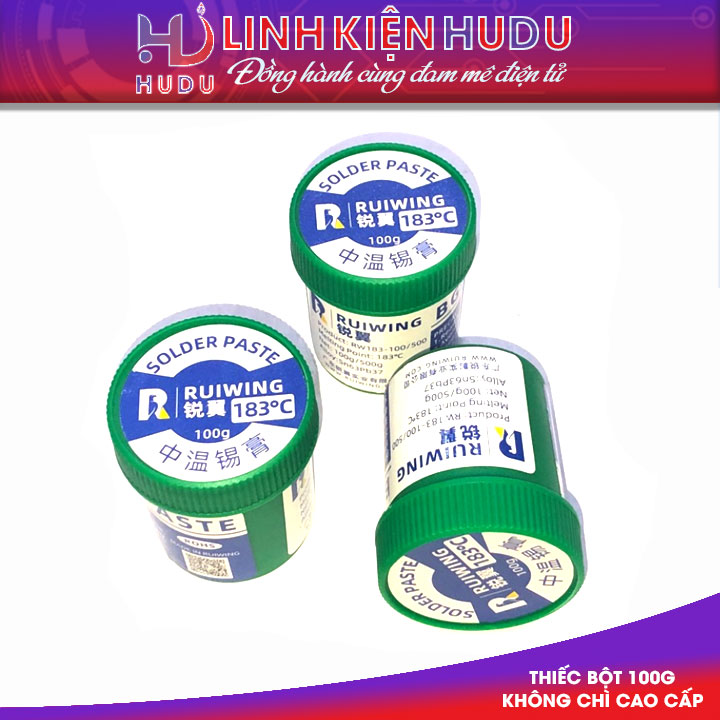 THIẾC BỘT 100G KHÔNG CHÌ CAO CẤP