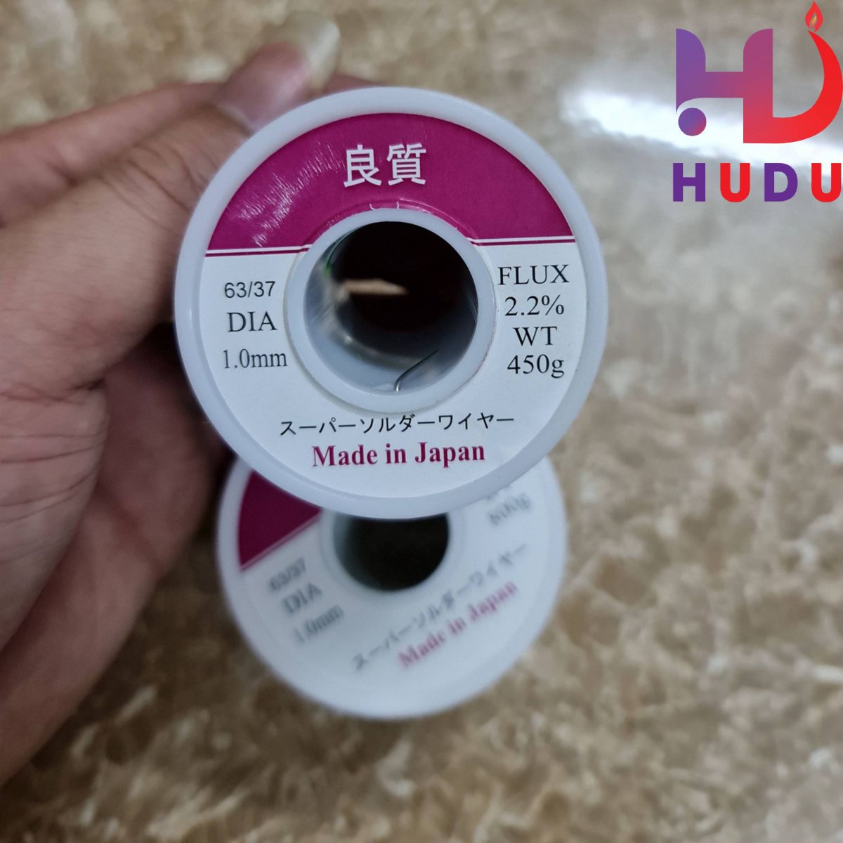 Sản phẩm thiếc hàn 63/37 Nhật 450g loại 1.0mm
