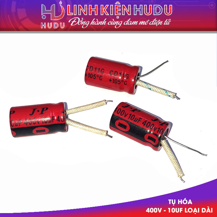 TỤ HÓA 400V - 10UF LOẠI DÀI