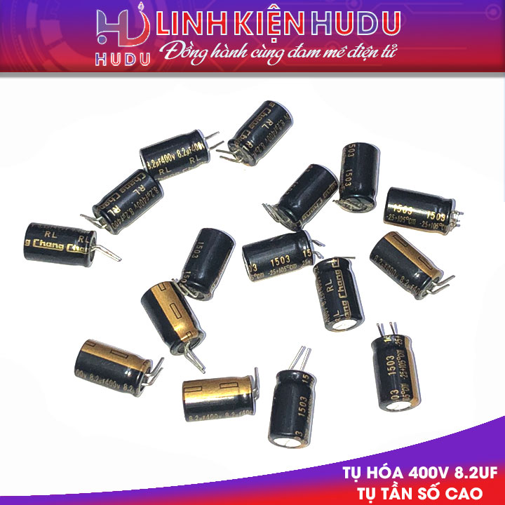 TỤ HÓA 400V 8.2UF