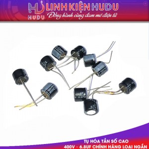Tụ hóa 400V – 6.8UF chính hãng loại ngắn