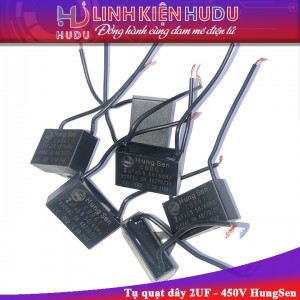 Tụ quạt dây 2UF 450V HungSen