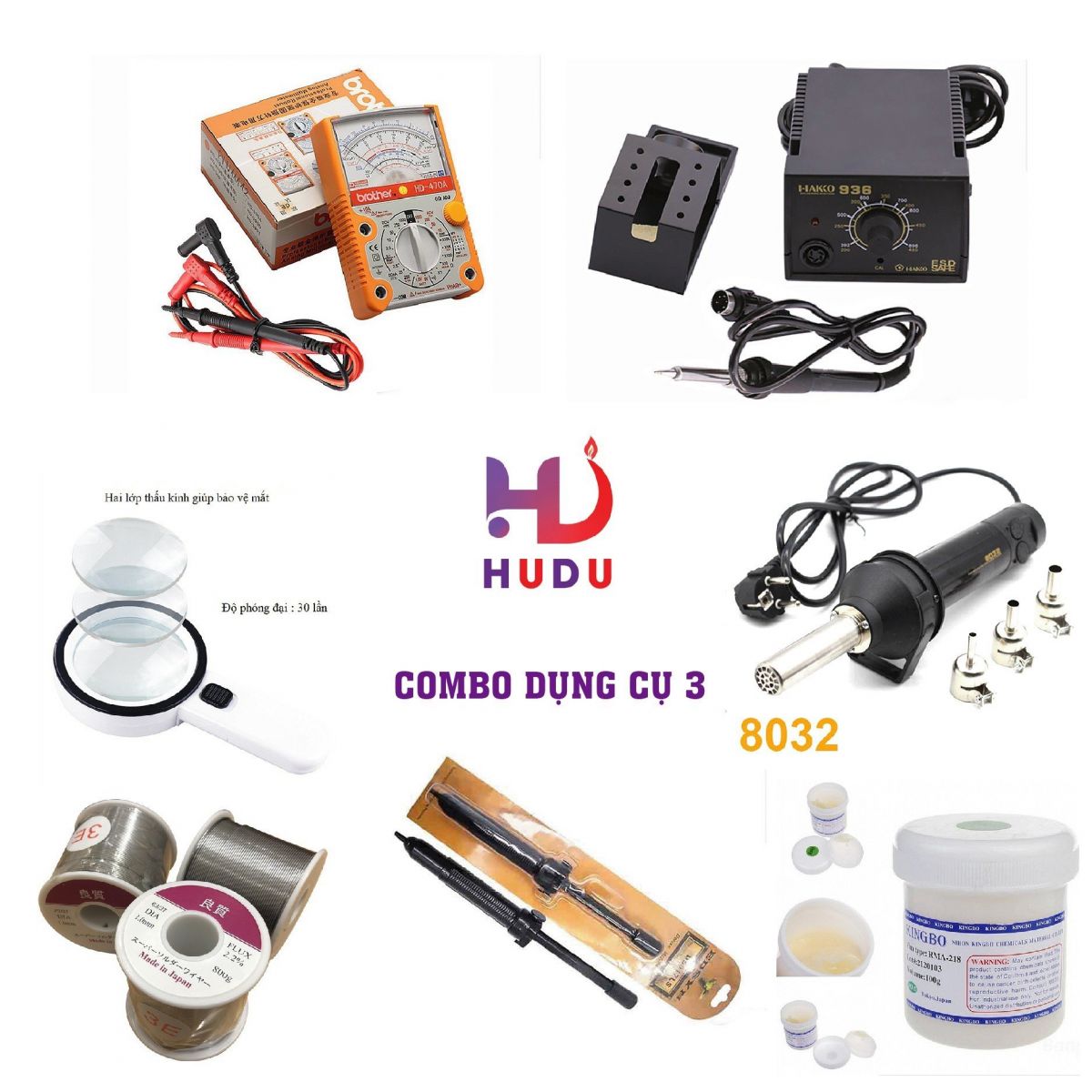 Combo dụng cụ 3
