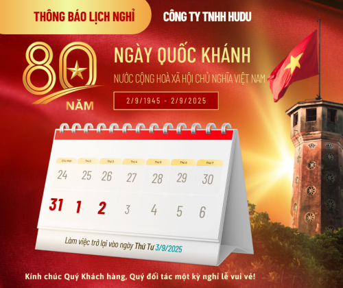 Thông báo Lịch nghỉ Lễ Quốc Khánh 2/9